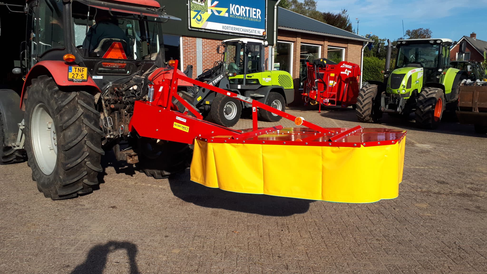 Agromet Trommelmaaier Kortier Mechanisatie